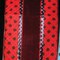 The Ribbon People Red and Black Polka Dots Wired Craft Ribbon 1.5" x 40 Yards
